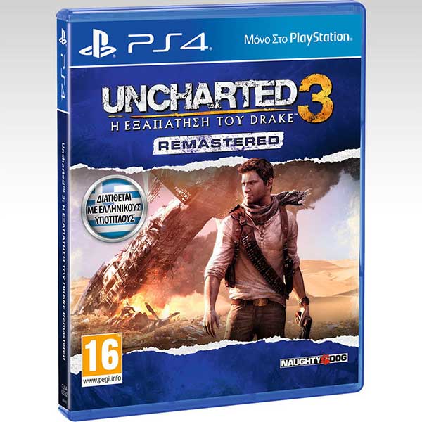 Uncharted 3 Drakes Deception Remastered - PS4 Game