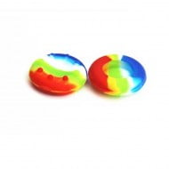 Analog Controller Thumbstick Grip Cap Cover 2X Red