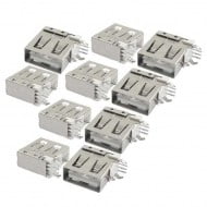 USB A Type Side Lateral Female Upright Angle